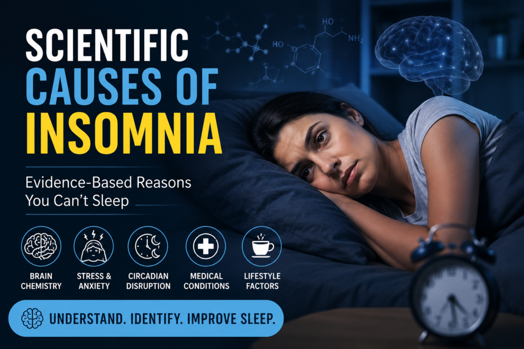 Scientific Causes of Insomnia: Evidence-Based Reasons You Can’t Sleep (2026)
